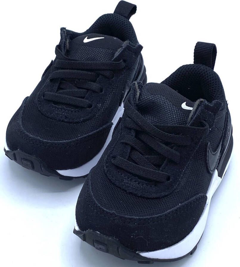 Nike Waffle One Baby's Black White Orange Black Kind