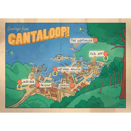 Asmodee Lookout Spiele Cantaloop Buch 1 - Einbruch in den Knast