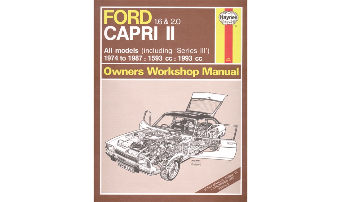 Reparationshåndbog Capri II+III 2/74-4/87