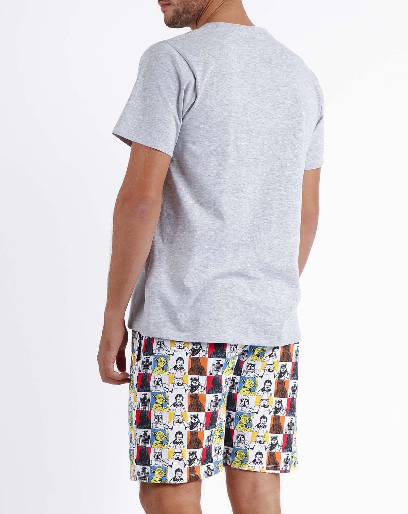 Star Wars Pyjama T-Shirt & Short Cyprien gris