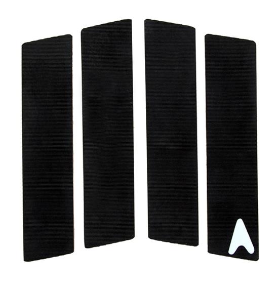 Astrodeck Pad Surf - Front Foot - 4 pièces - Black