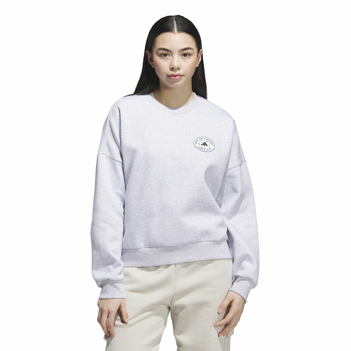 ADIDAS ROUPAS ESPORTIVAS<br>Moletom com estampa nas costas