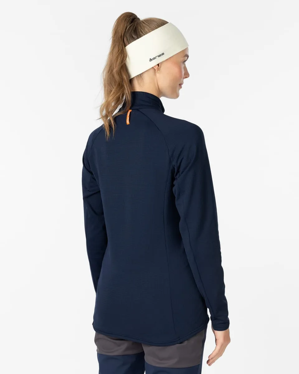 Åsnes Varde Jacket Flece Wmn Navy Blue