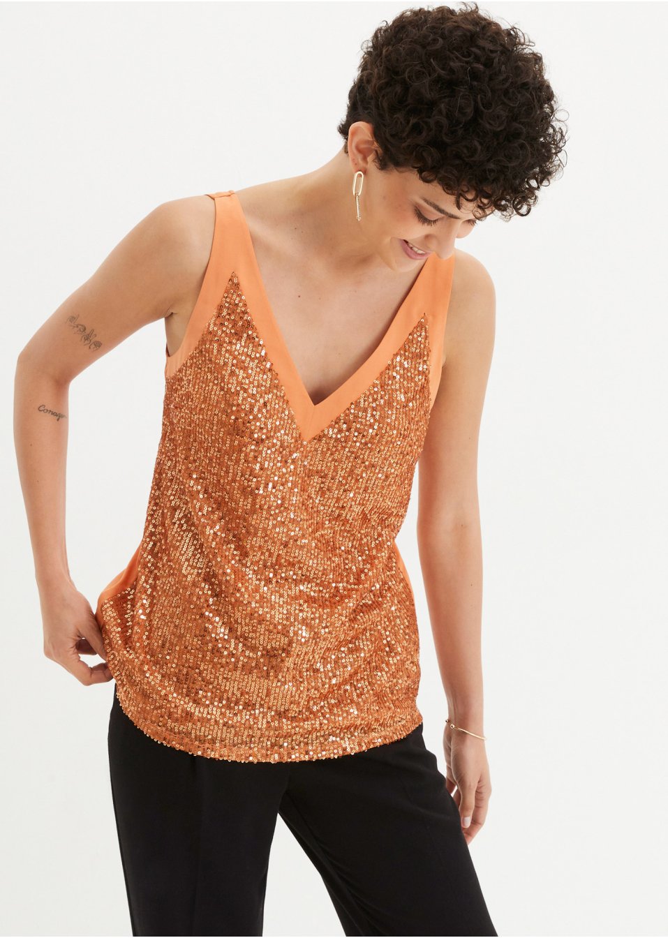 Top à sequins