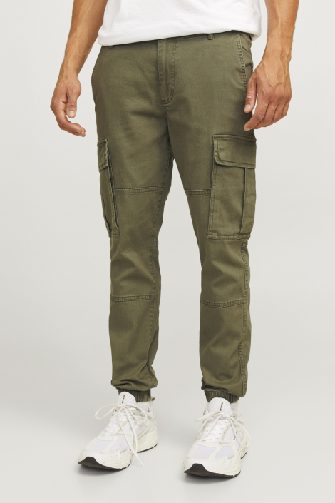 JJ Rebel groene heren broek
