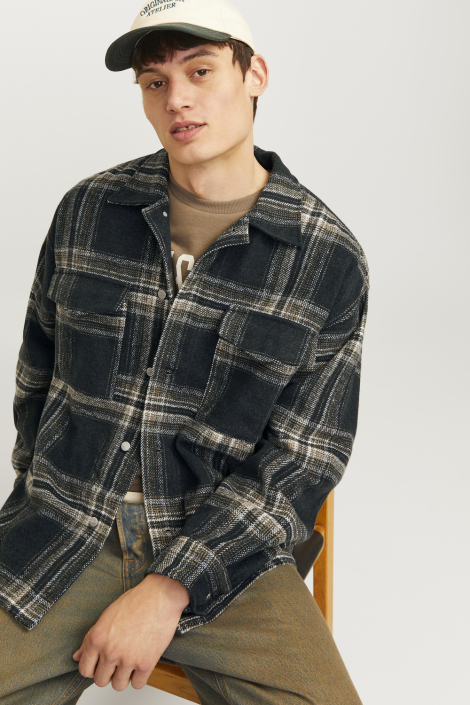 Jack & Jones zwarte heren overhemd