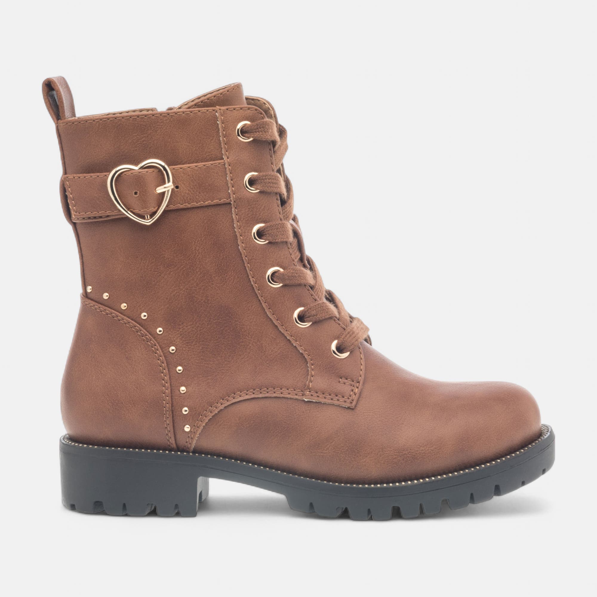 Boots Fille cognac