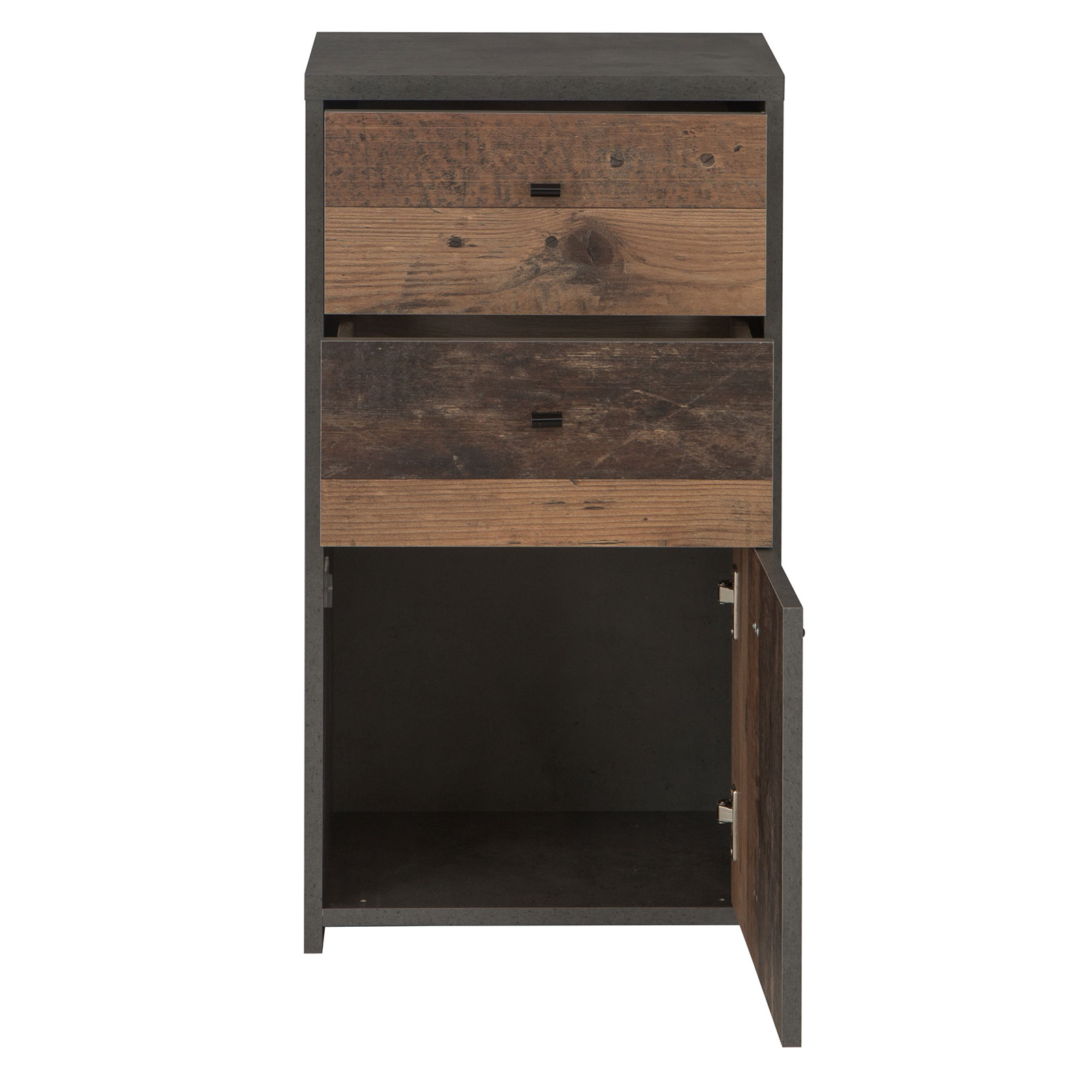 Kommode - Betonoptik - Old Wood Vintage - 40 cm breit