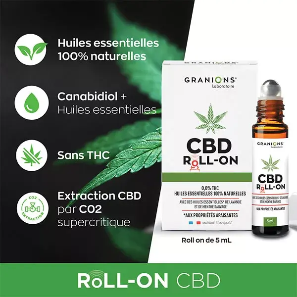 Roll-On CBD Vermelho Granions 5ml