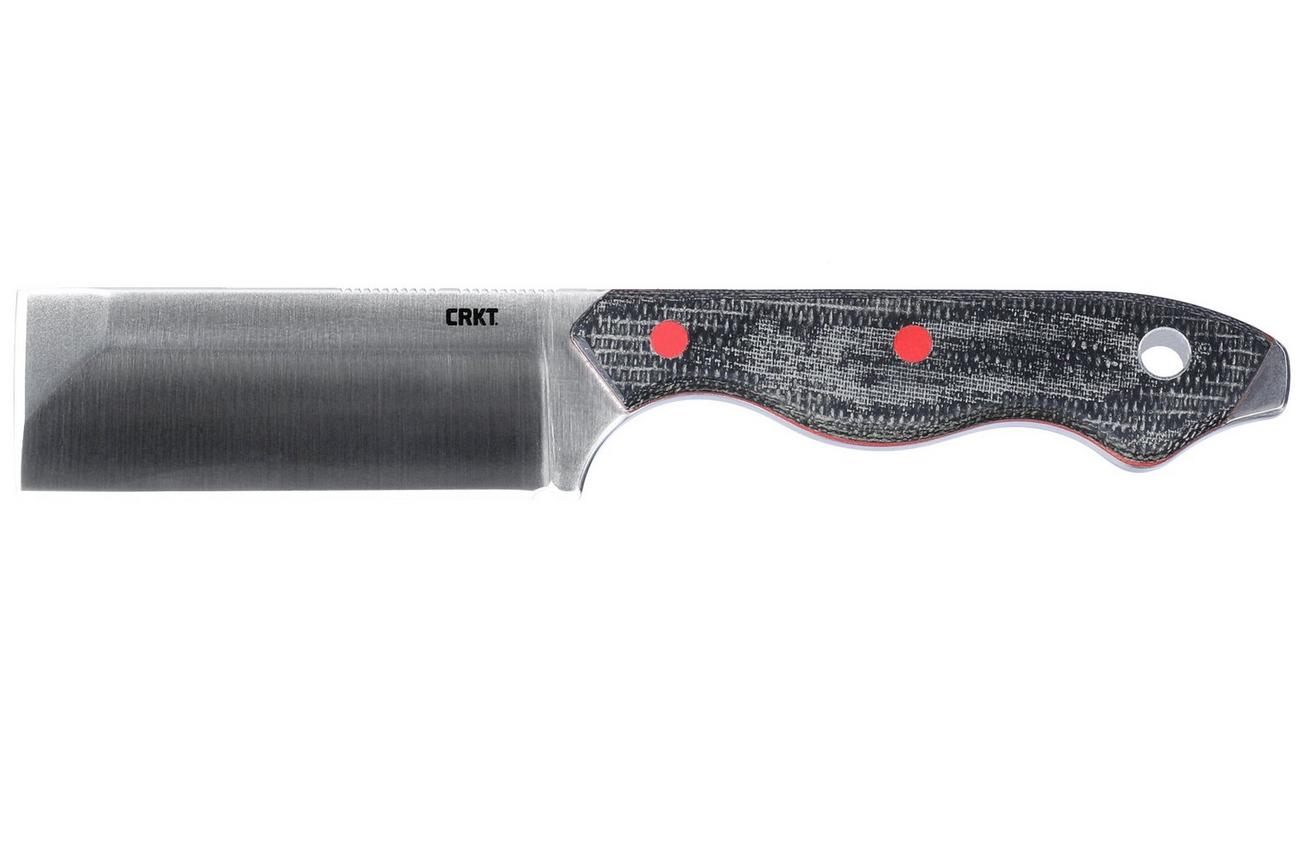 CRKT Razel 4037 Red G10, Black Micarta vaststaand mes, Jon Graham design