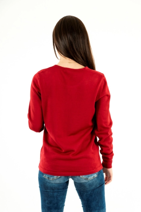 pull hiver ellemme italia 1501 rouge