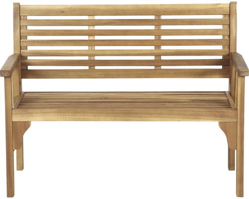 Siena Garden Lovera houten tuinbank, 2-zits, bruin