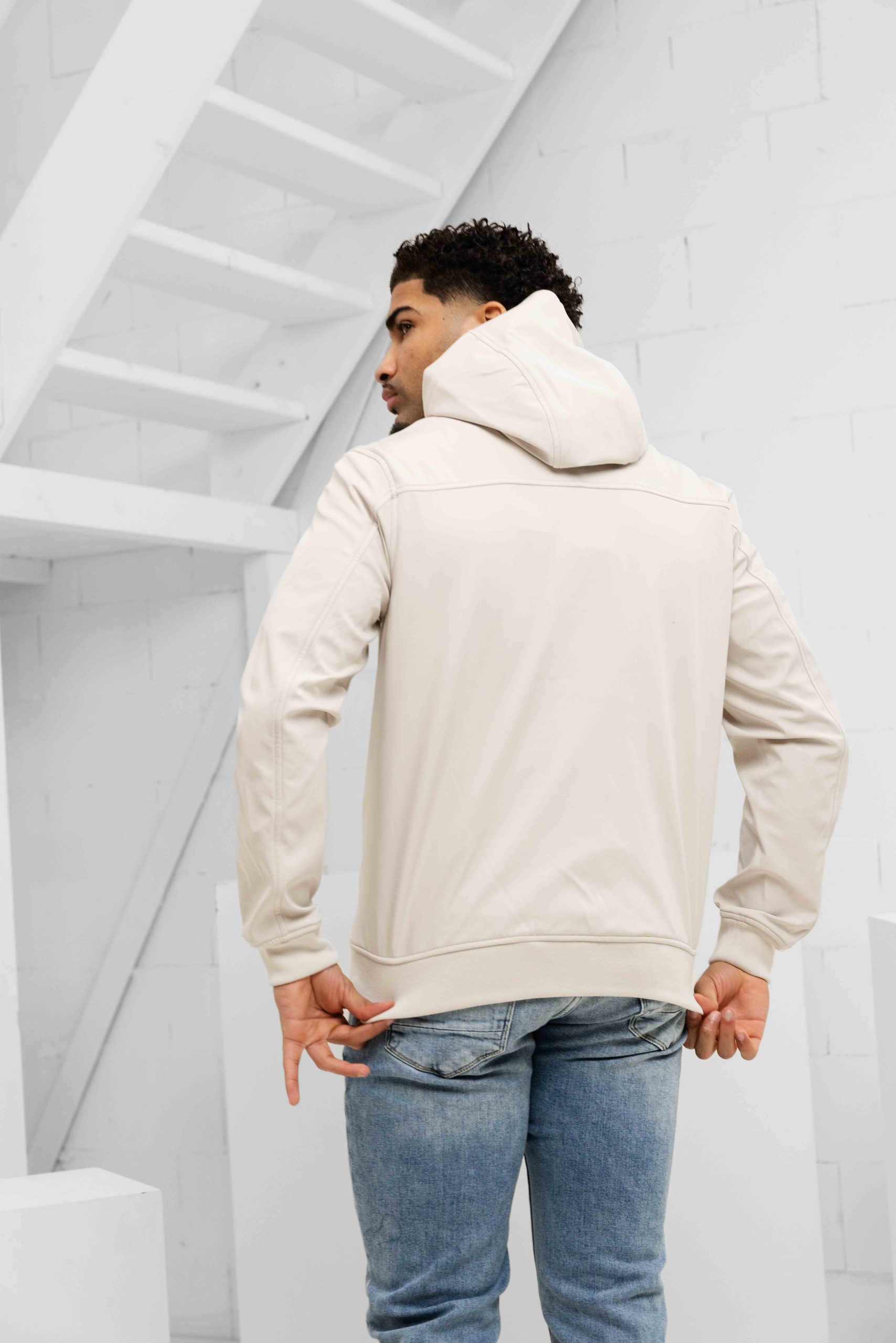 Lyle & Scott Softshell Jas Heren Beige