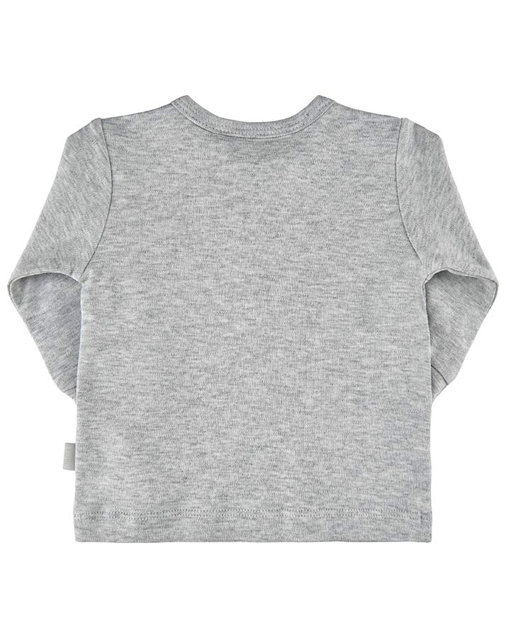 Langarmshirt INFINITY SOLID in grau melange