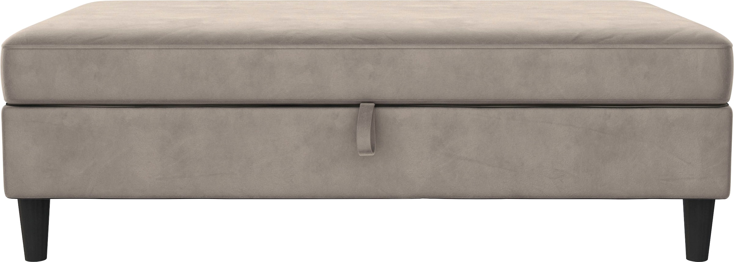 Dorel Home Stauraumhocker »Hartford« Polsterhocker mit Stauraum, frei im Raum stellbar, Sitzhöhe 43 cm