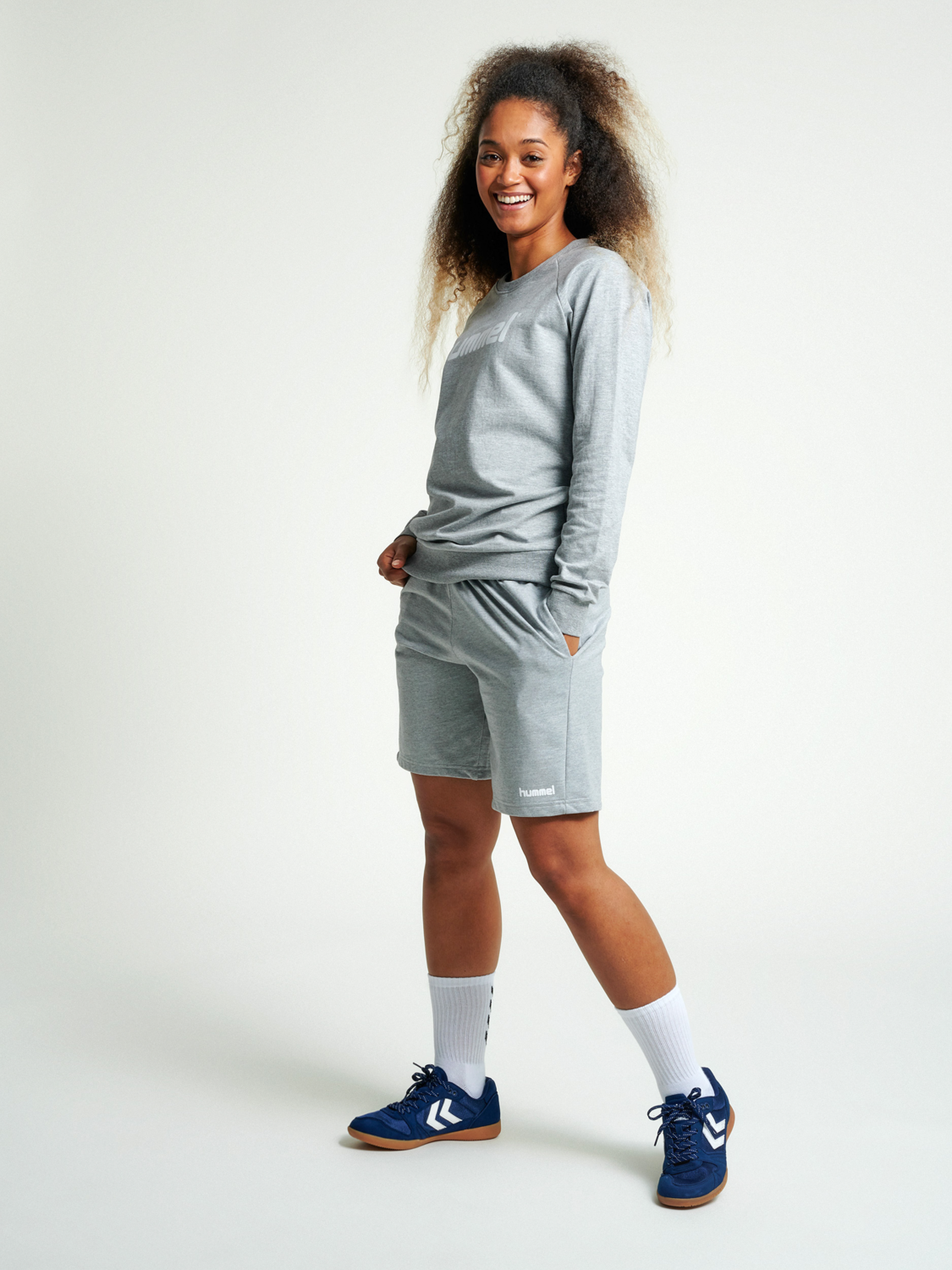 HUMMEL GO COTTON LOGO SWEATSHIRT WOMAN