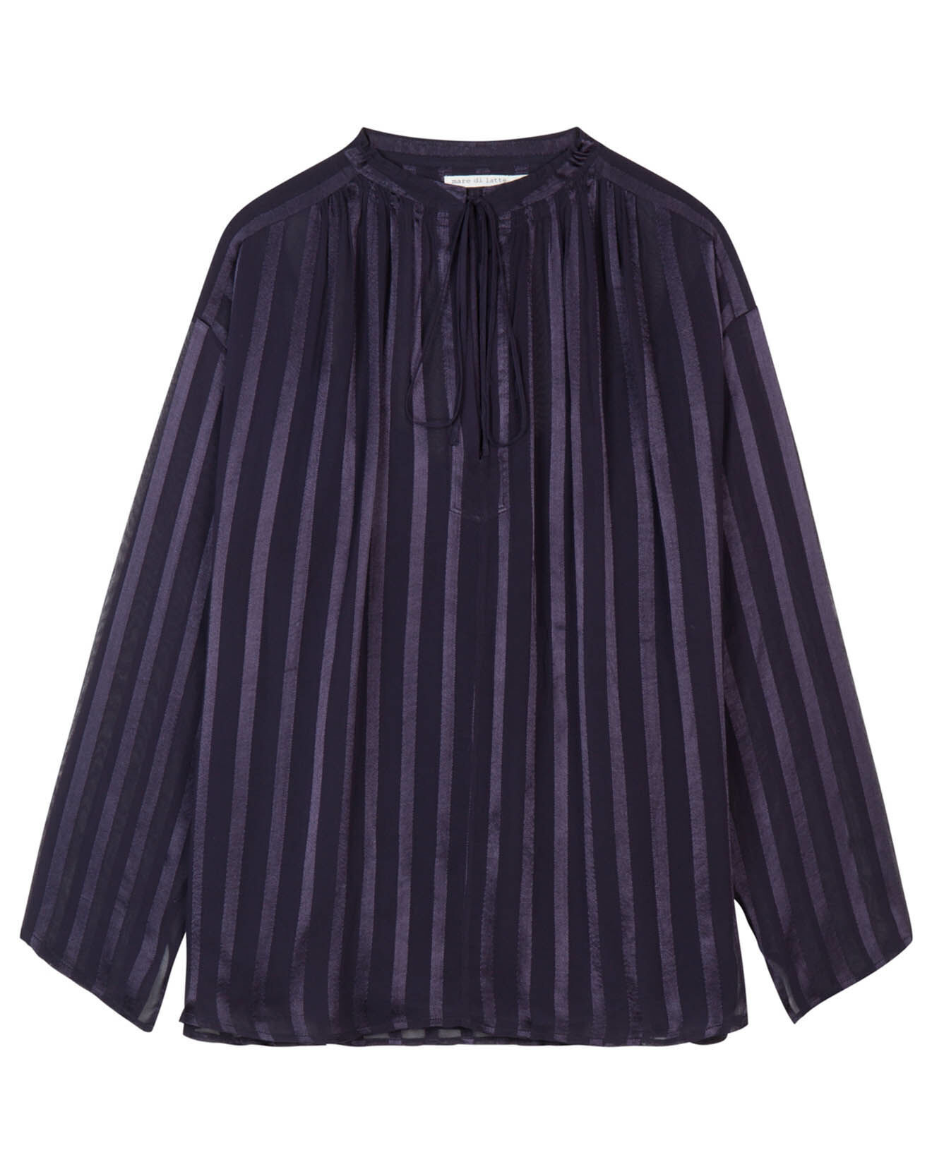 Mare di Latte Blouse Elene à rayures encre