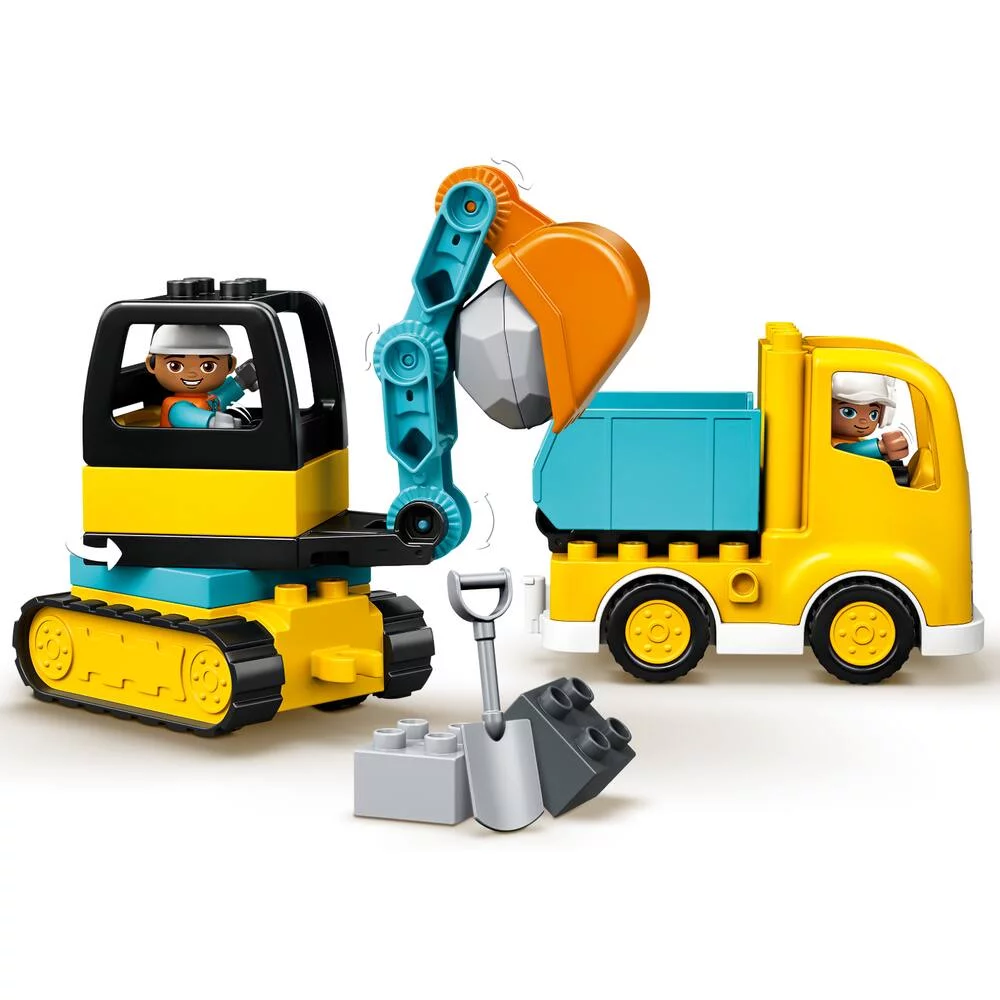 LEGO®DUPLO®MA VILLE 10931 - LE CAMION ET LA PELLETEUSE