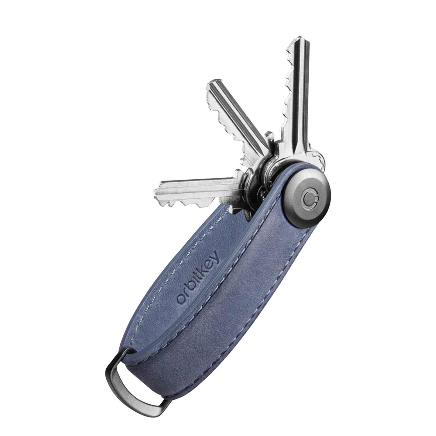 Orbitkey Premium Leather 2.0 Keyholder steel grey