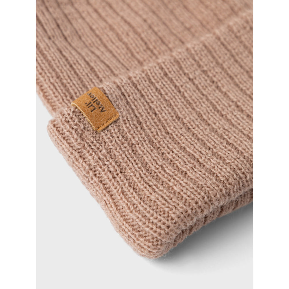Køb Lil'Atelier Rugby Tan Nanson Strik Beanie