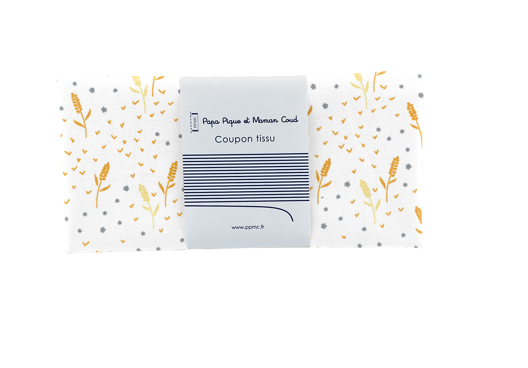 Coupon Tissu 50 Cm Epis De Blé Ex1098
