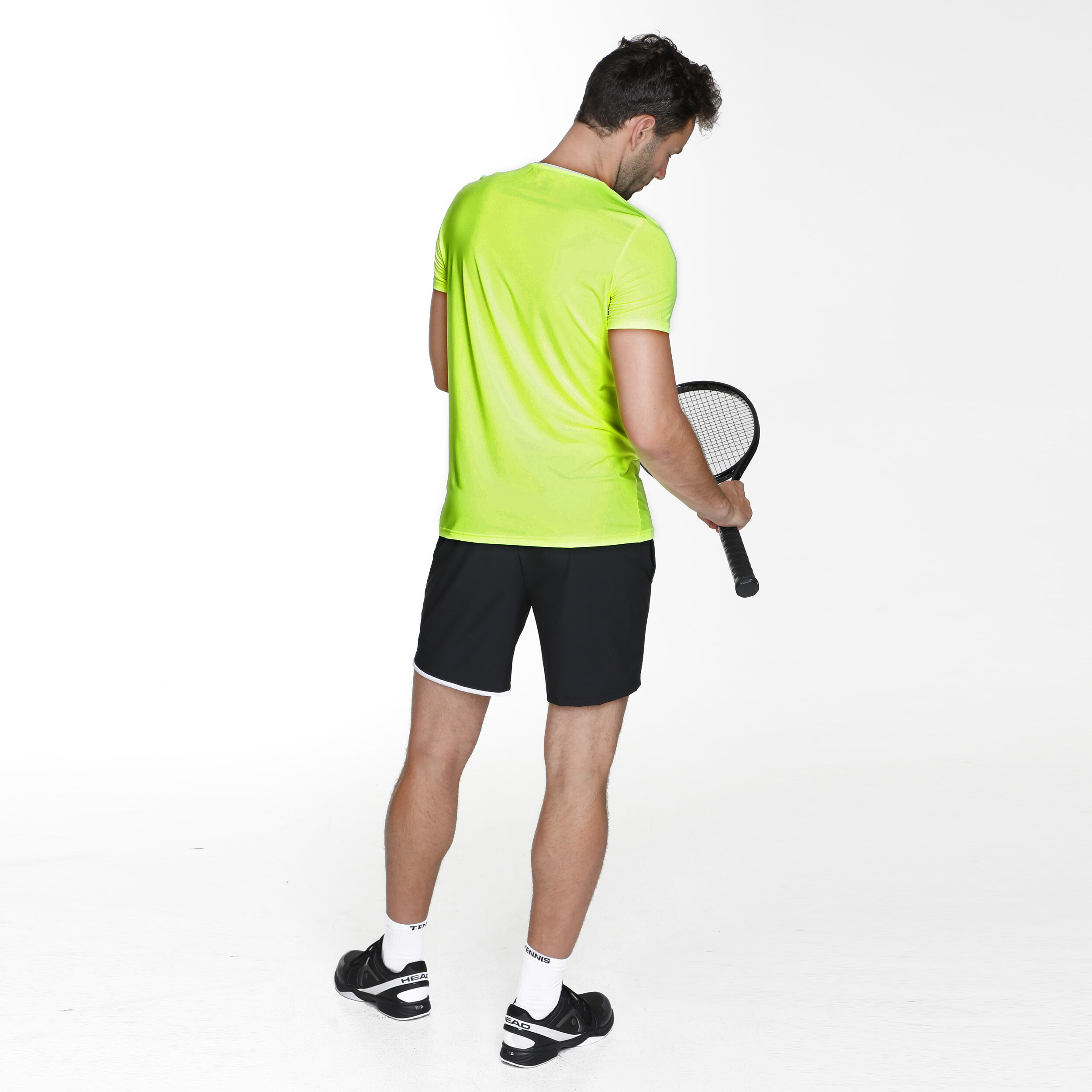 Racket Roots Teamline T-shirt Hommes - Jaune