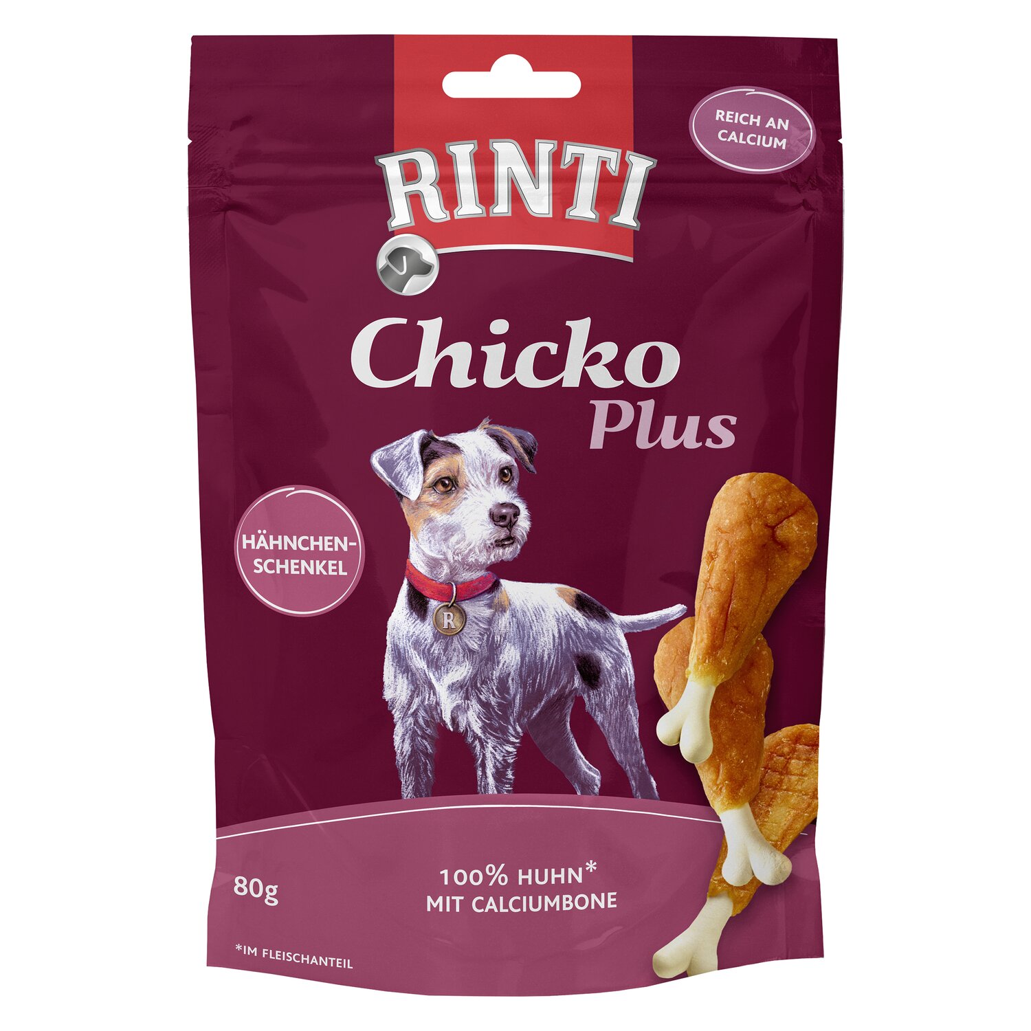 RINTI Hähnchenschenkel Chicko Plus  - 80 g