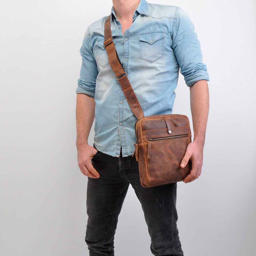 Berba Barbarossa Crossbody Tas Coffee