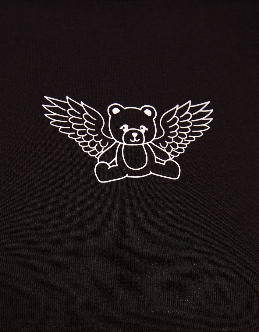 Camiseta de manga curta com estampa