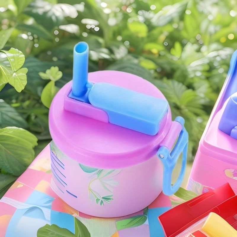 Masae - Plastic drinkfles met rietje
