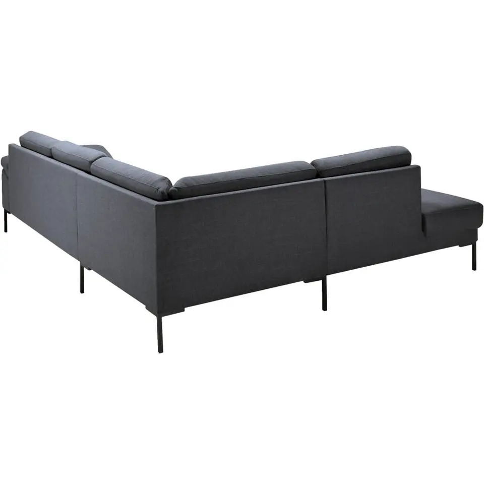 Hoekbank Tom links - Basel - antraciet