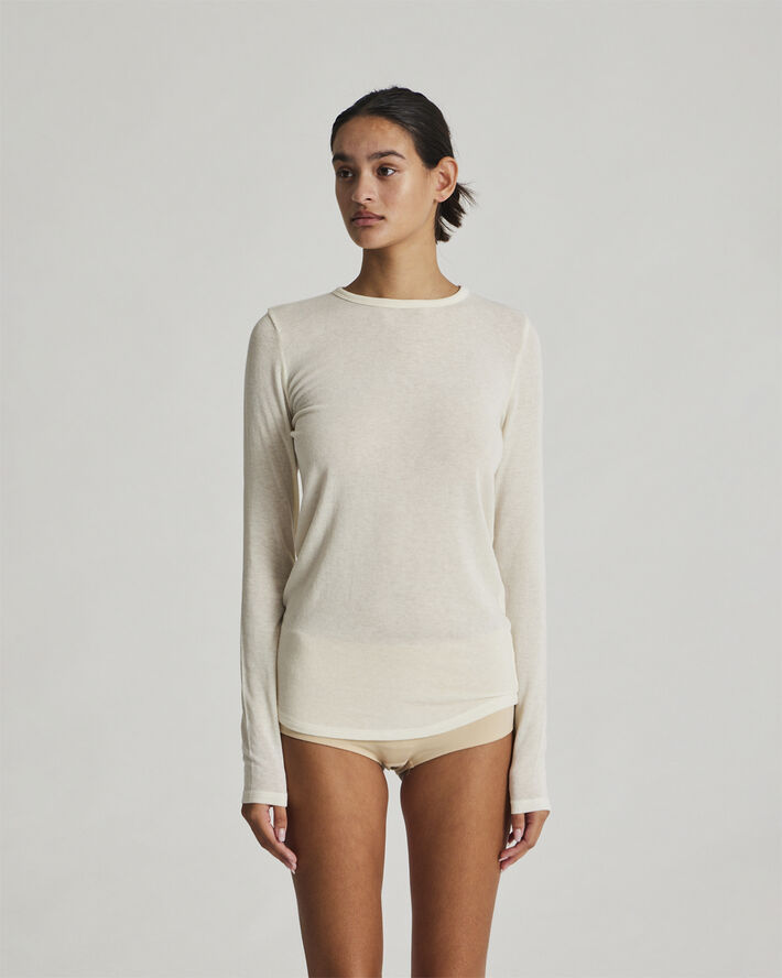 Gai&Lisva Thyra L/S Wool Top Off white