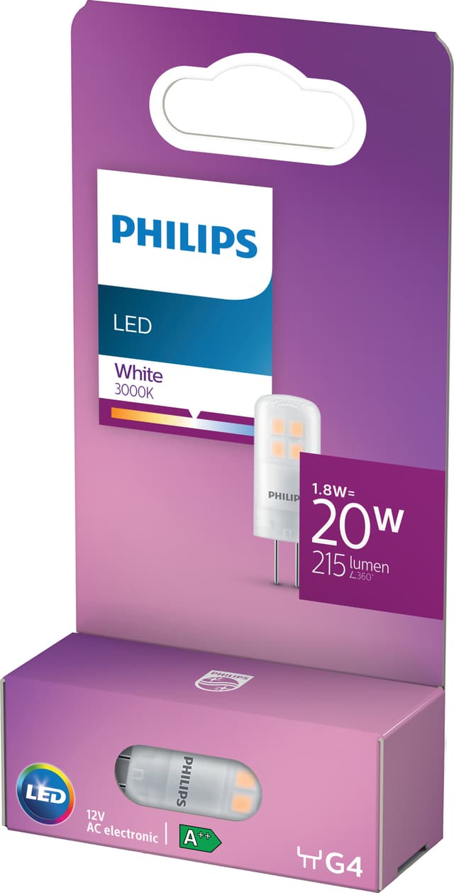 Philips LED-spotlys 1.8W G4