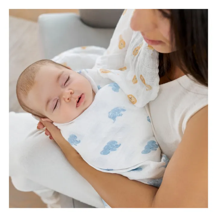 aden + anais Maxi-langes Animal Kingdom en coton bio - Pack de 4
