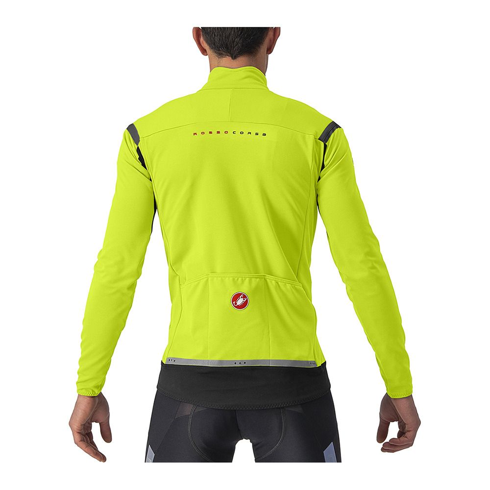 Castelli PERFETTO - Veste Homme electric lime/dark gray