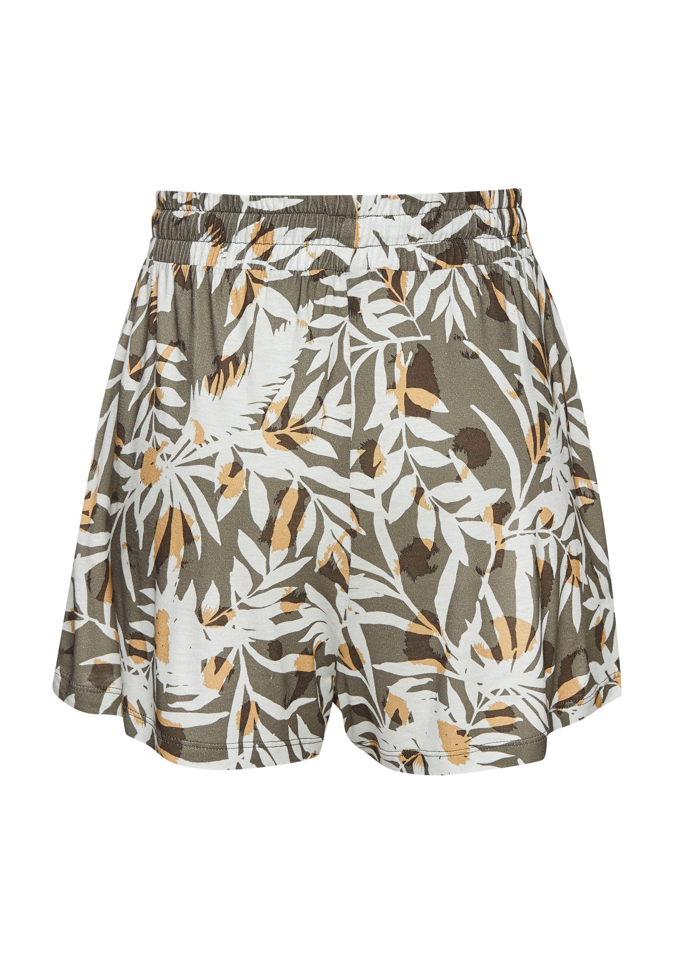 Vivance Shorts  mit Alloverdruck aus Viskosejersey, kurze Hose mit Taschen