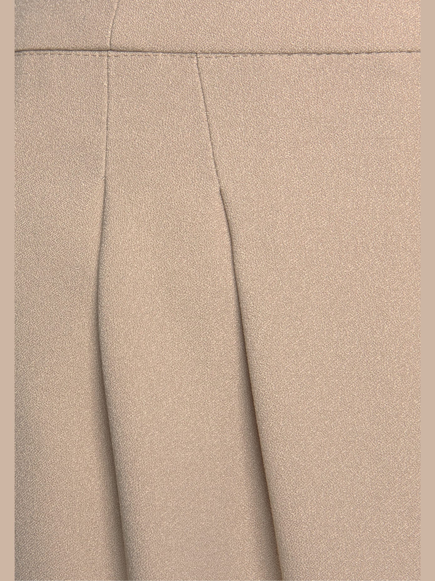 Pantalon ceinture lisse devant