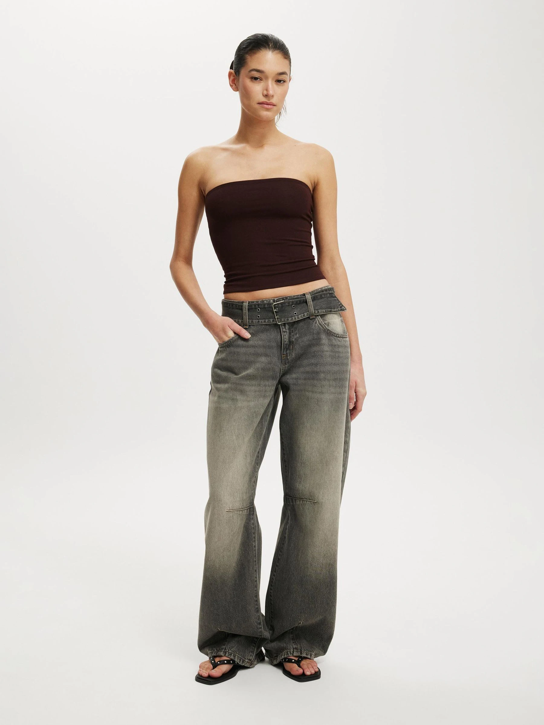Cotton On Low Barrel Jeans