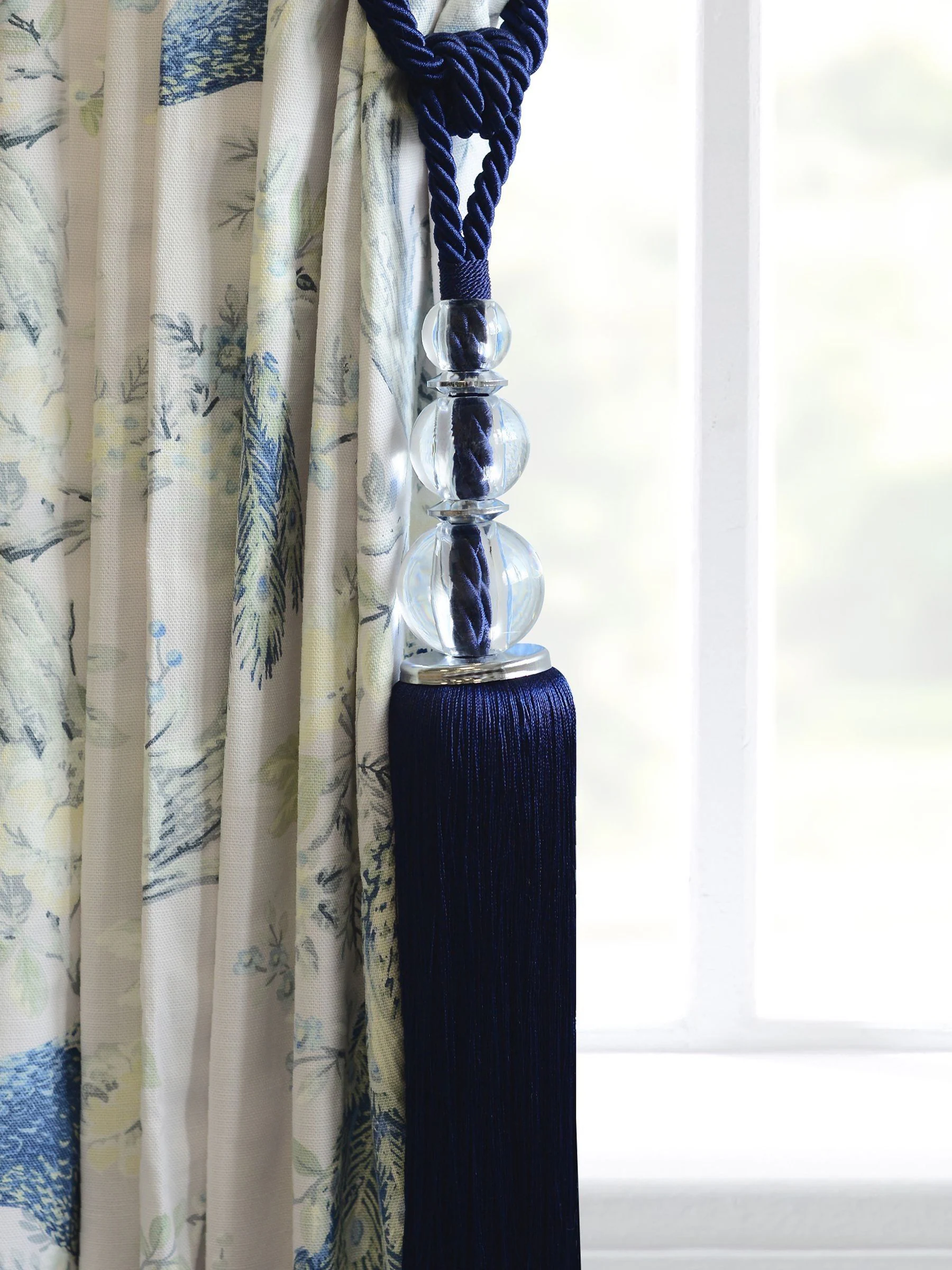 Laura Ashley Selby Resin Tassel Curtain Tieback