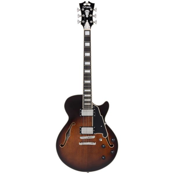 DAngelico Premier SS Brown Burst