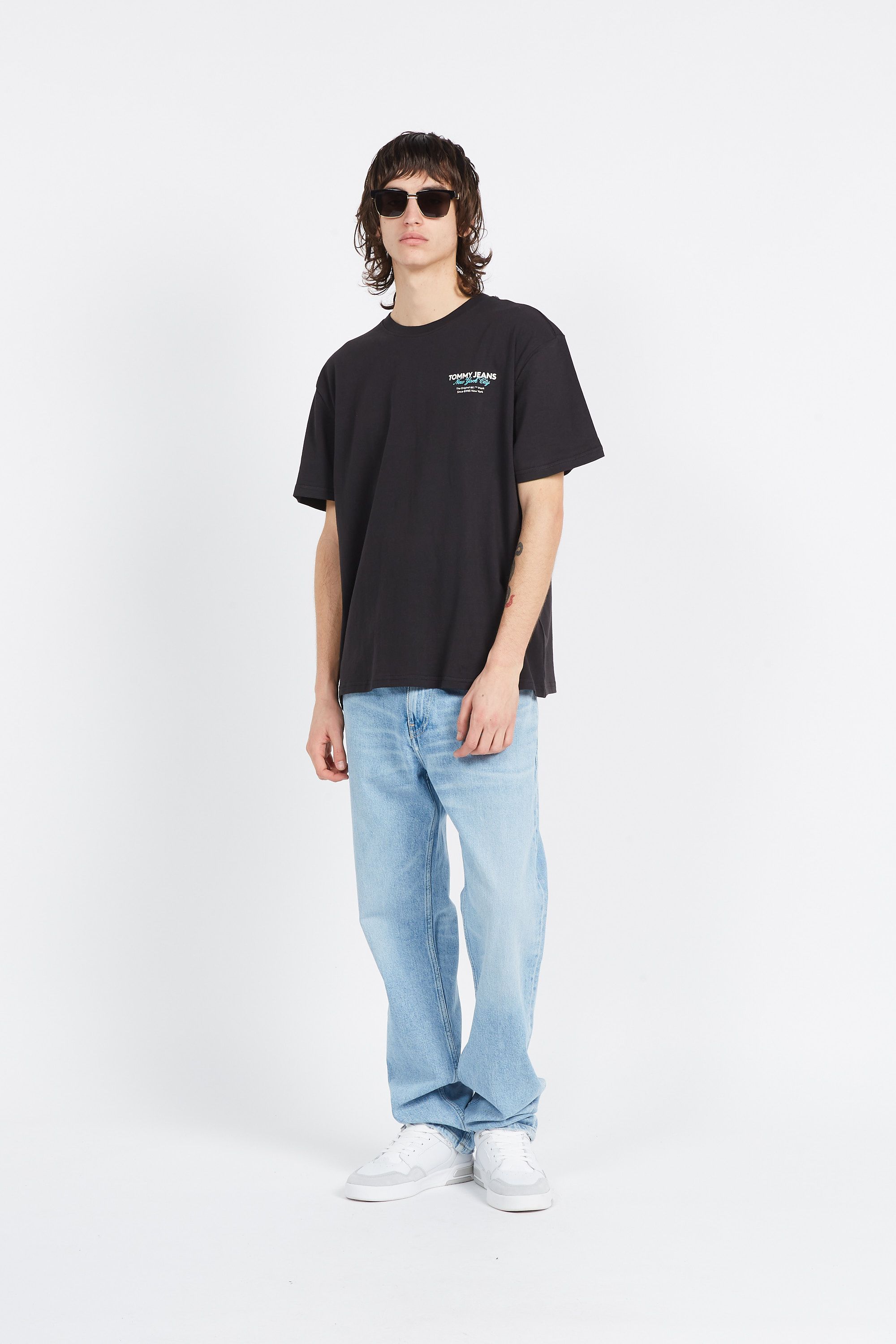 TOMMY JEANS T-shirt TJM REG COLOR POP TJ Noir