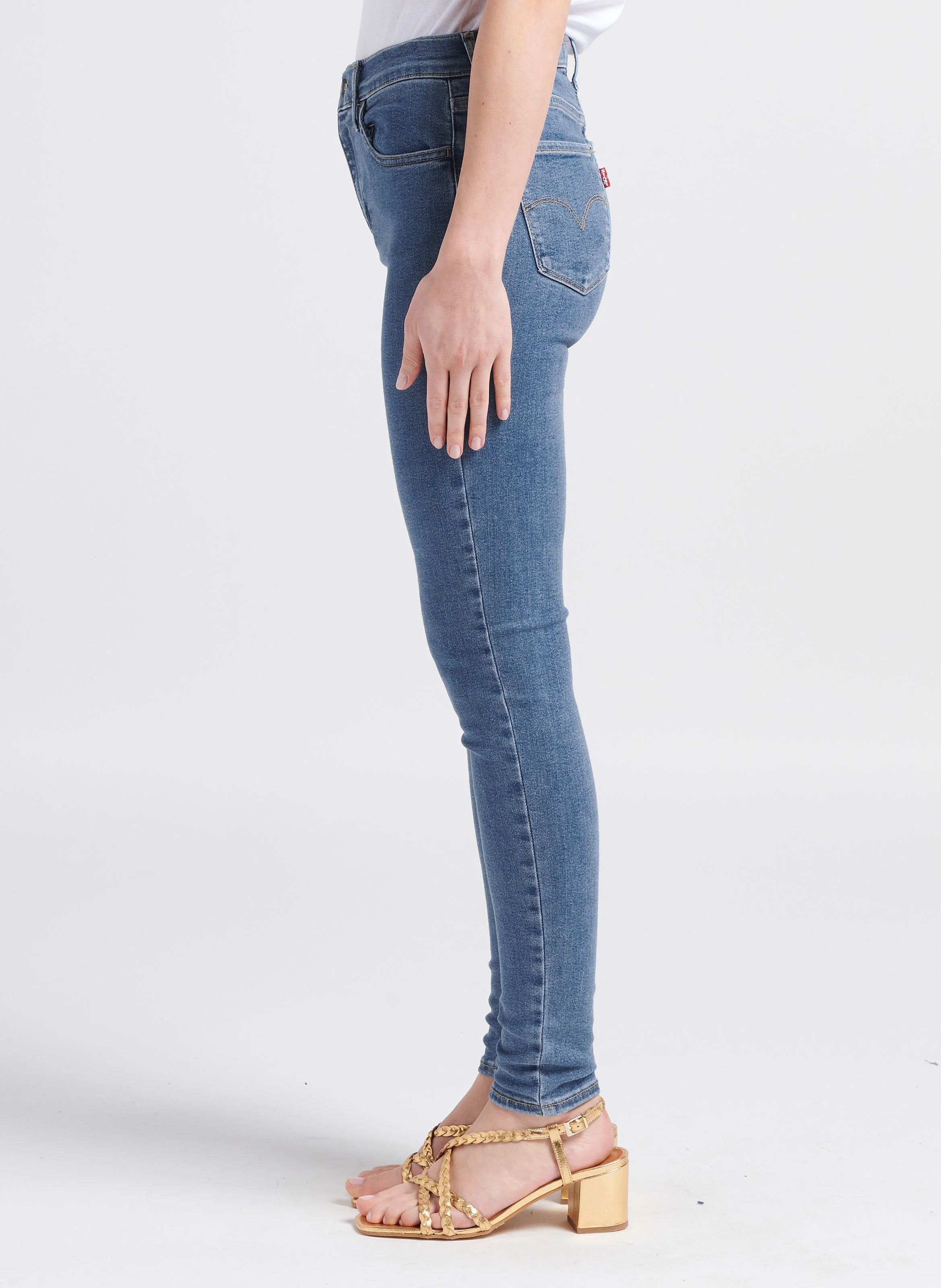 720 HIRISE SUPER SKINNY - Jean skinny taille haute en coton mélangé | Jean brut