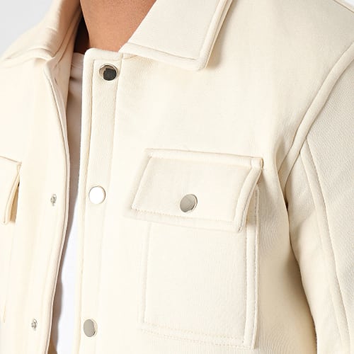 Ensemble Veste Et Pantalon Jogging Beige Clair