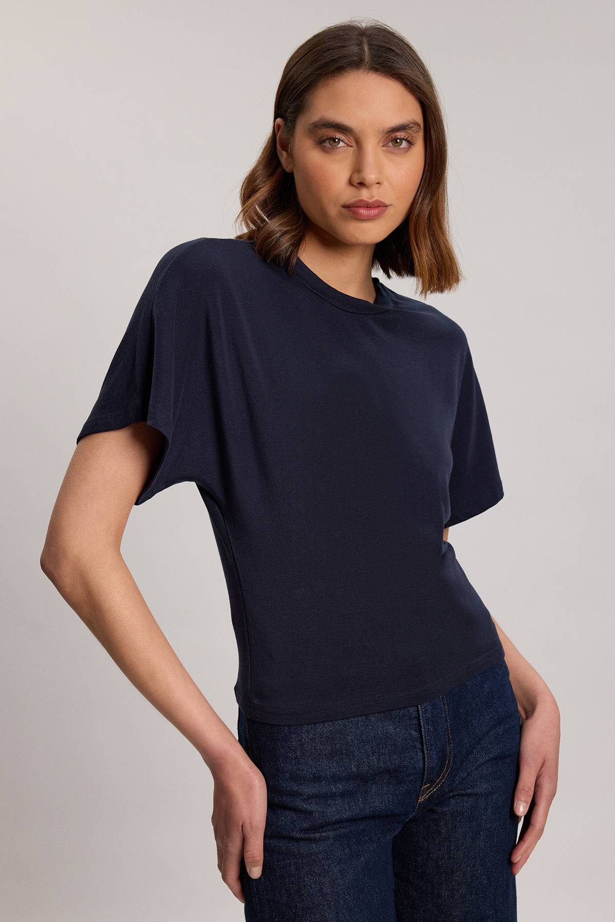 KarenMillen T-shirt En Jersey Mélangé Laine