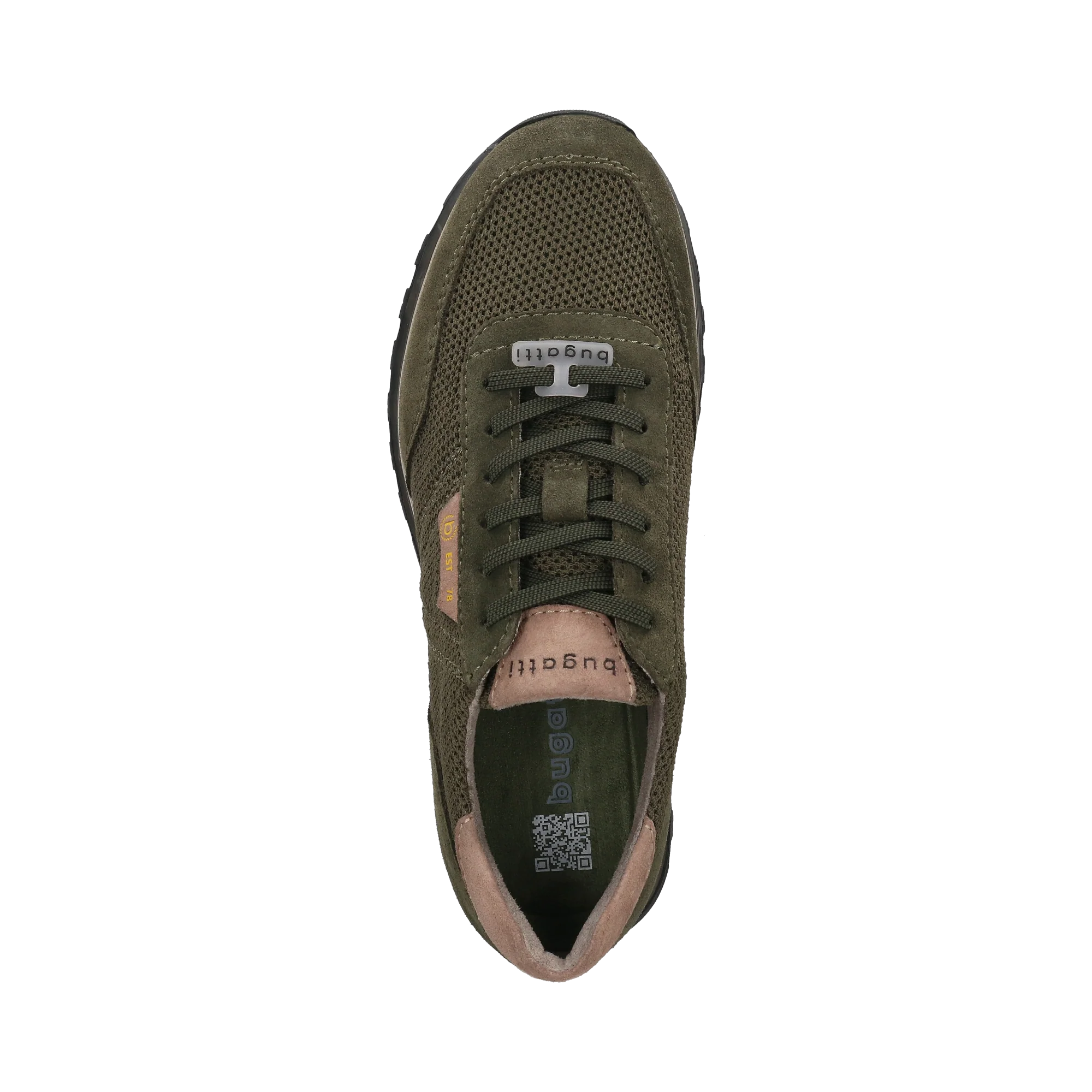 Leder Sneaker grün