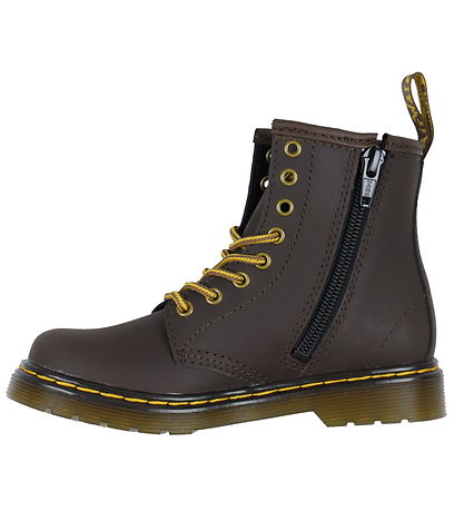 Dr. Martens Stiefel - 1460 J Wildpferd-Lampen - Dark Brown