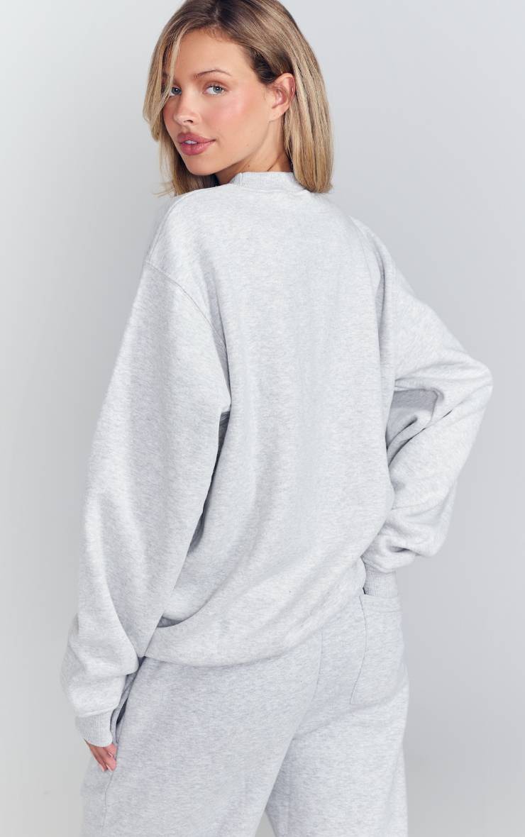 Gris Cendré Sweatshirt À Enfiler