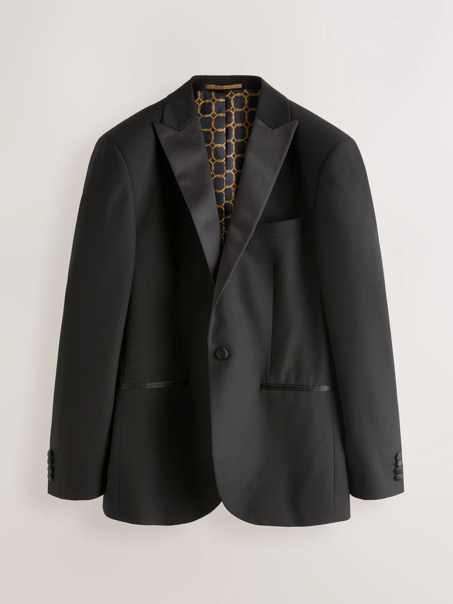 Zwart - Slim Fit - Smoking: colbert