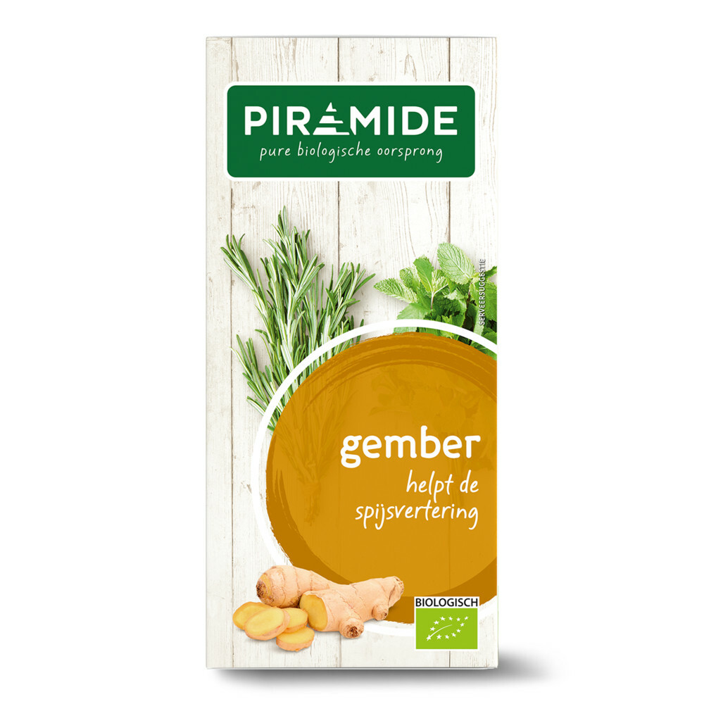 Piramide Kruidenthee Bio Gember20 stuks