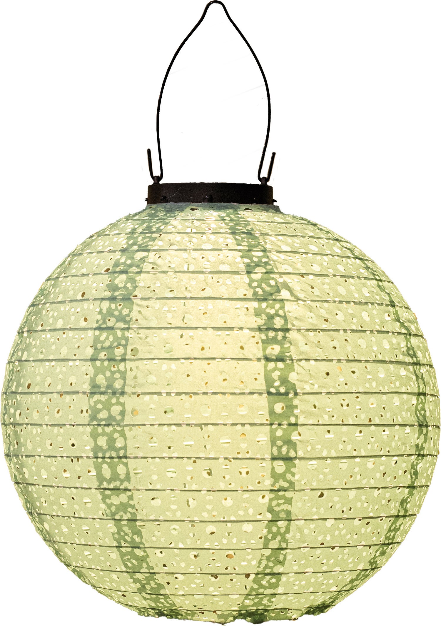 Solar lampion marrakesh groen D 25,5 H 25,5 cm